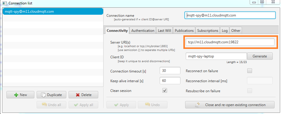 mqtt-spy-connection